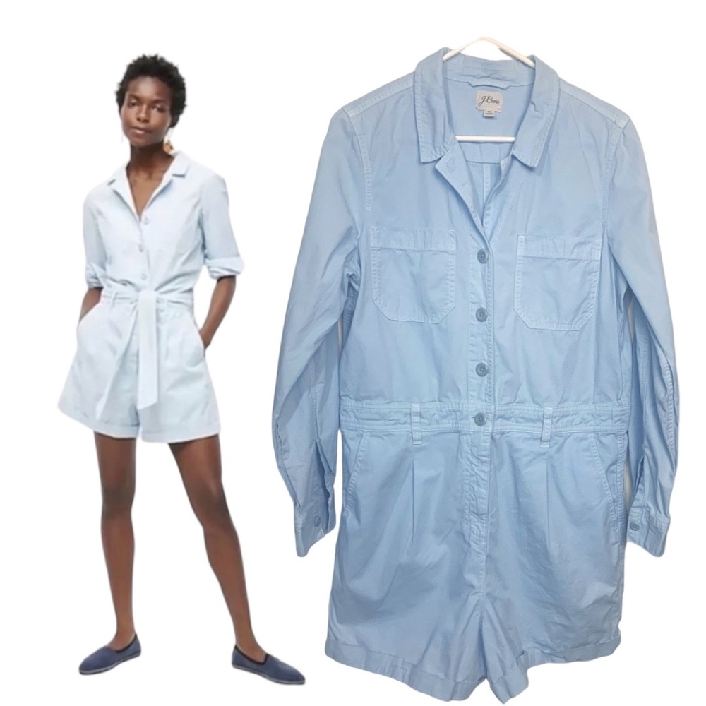J. Crew Light Blue High Waist Shorts